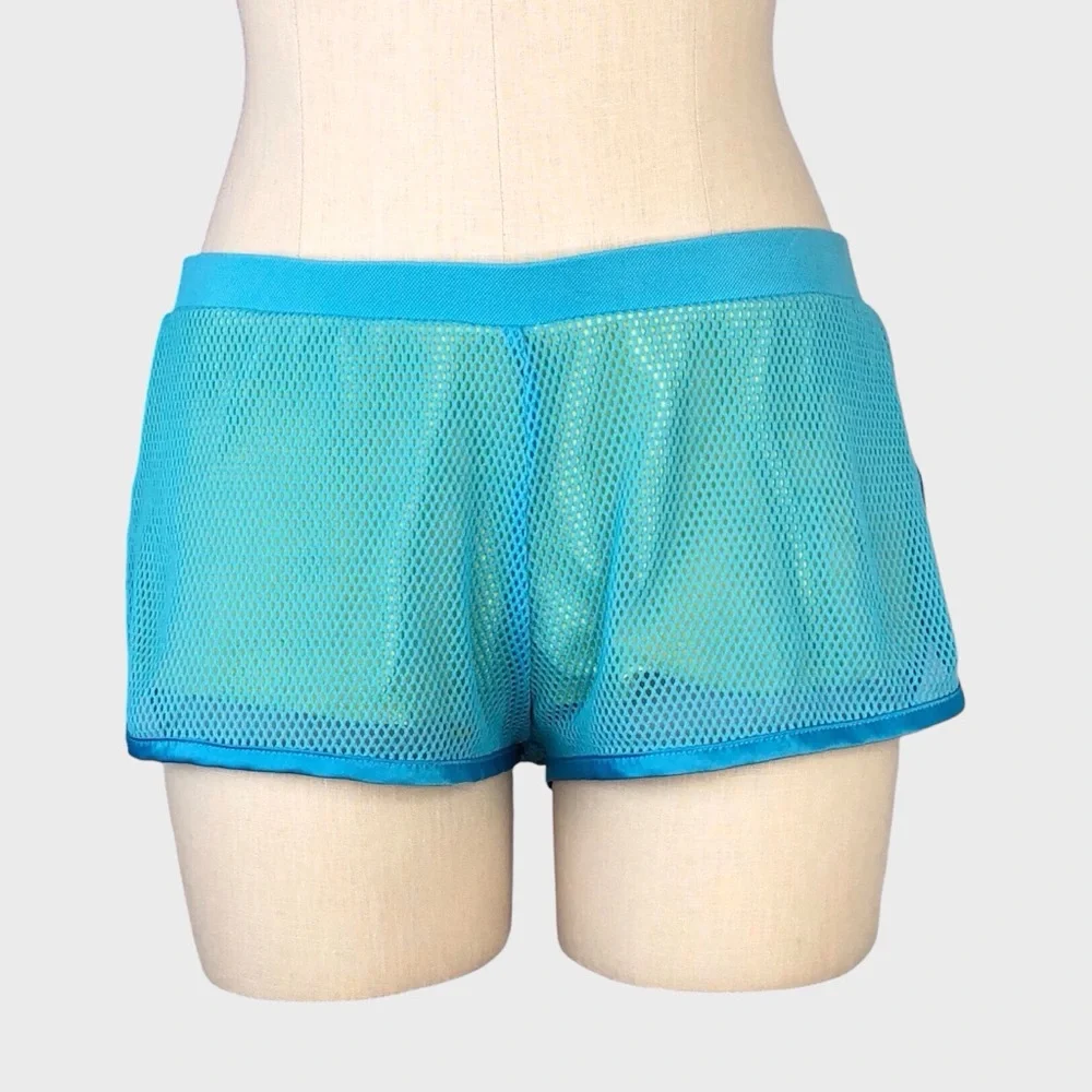Victorias Secret Mesh Shorts with Built-In Lining